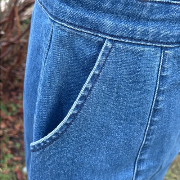 Guess Denim Zip Front Dress sz Lg - Picture 6 of 8